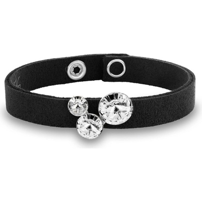 Spark náramek se Swarovski Elements krystaly černý Lollipop B11223CZC Krystal