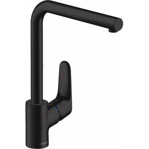 Hansgrohe Едноръкохватков кухненски смесител Hansgrohe Focus M41, матово черен (31817670)