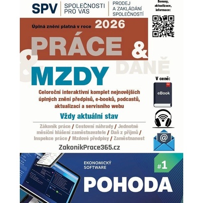 Práce Mzdy Daně 2026