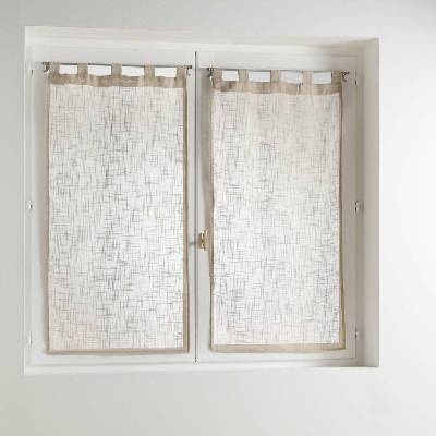 Hnedé záclony v súprave 2 ks 60x90 cm Haltona – douceur d'intérieur