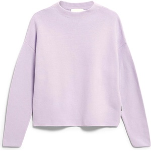 ARMEDANGELS Дамски пуловер ARMEDANGELS Women's Merinaa Links Links Sweater Jumper - Moonlit Lilac (117-4043-0312)