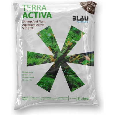 Blau Aquaristic Terra Activa Fine 2 l hnedá