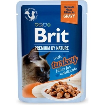 Brit Premium Cat Delicate Fillets in Gravy with Turkey 85 g