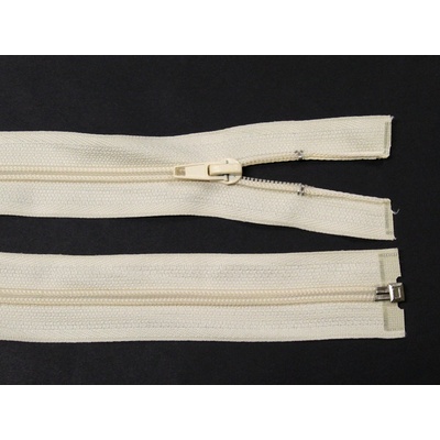Spirálový zip no.5 rozepínací 45cm - více barev color: 504 ivory