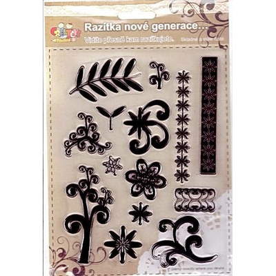 SMT Creatoys Silikonová gelová razítka Moderní ornamenty CS33206
