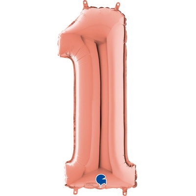 ČÍSLICE ROSE GOLD 1 66 cm 26
