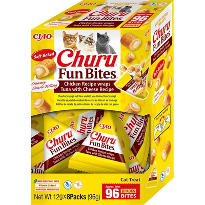 Churu Cat BOX Fun Bites Chicken wraps Tuna&Cheese 8 x 12 g