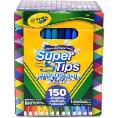 Crayola Crayola: Supertips Гига комплект флумастри - 150 броя (58-5152)