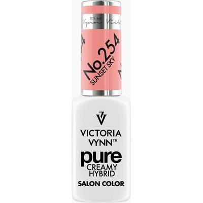 VICTORIA VYNN Hybridní gel lak PURE CREAMY HYBRID 254 Sunset Sky 8 ml