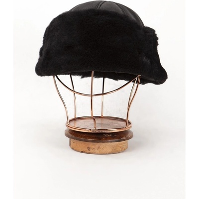 Jacket Club Dericlub Мъжка шапка от естествена кожа - Черна #369881 (369881_Черно)