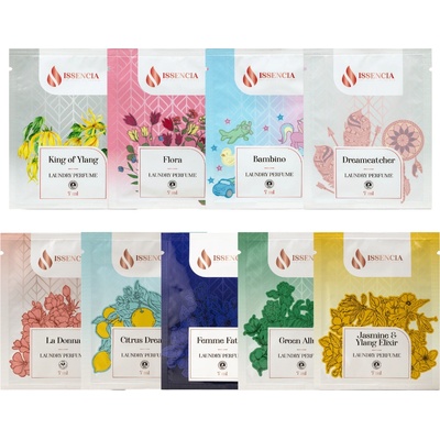 Issencia пробен комплект парфюми за пране 9 x 7 ml, унисекс