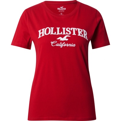 HOLLISTER Тениска червено, размер m