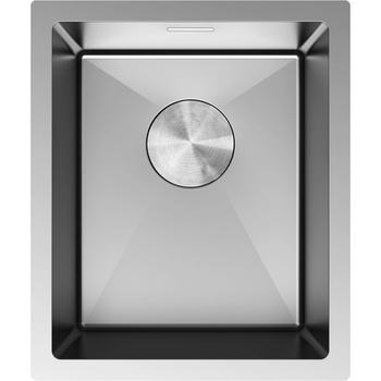 Mexen Trixo стоманена кухненска мивка с една камера 370 x 440 mm, инокс - 6412371000-01 (6412371000-01)