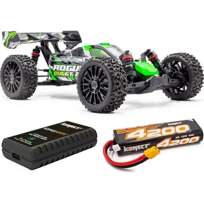 Rogue Buggy 2.0 3S BRUSHLESS RTR 4wd - zelená + akumulátor a nabíjač