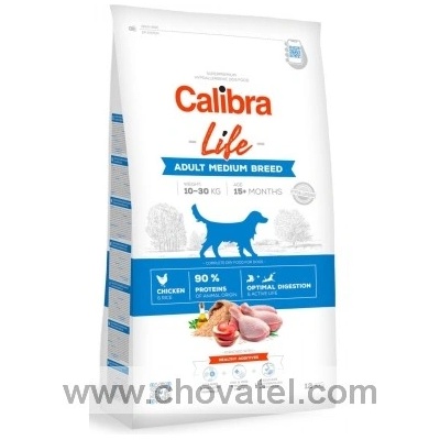 Calibra Dog Life Adult Medium Breed Chicken 3 x 12 kg