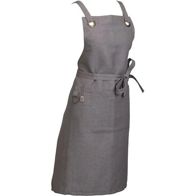 Kela Zástěra Puro 55%bavlna/45%len šedá KL-12802