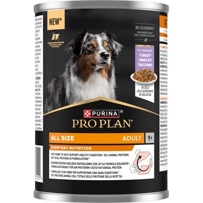 PRO PLAN Veterinary Diets PRO PLAN Everyday Nutrition Храна за възрастни кучета, богата на пуешко месо в желе 400г