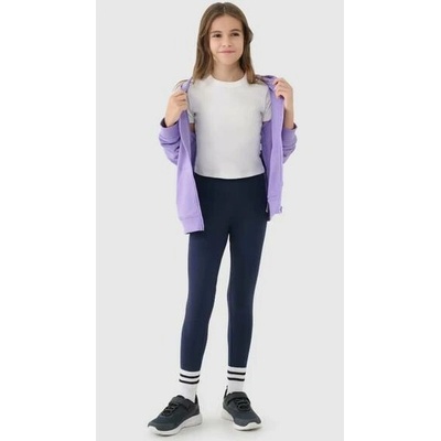 4F dětské legíny bavlněné 4FJWMM00TTIGF220 tmavě modré námořnická