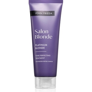 John Frieda Salon Blonde Tone Perfecting Treatment тониращ крем за подчертаване на цвета на косата цвят Platinum Blonde 120ml