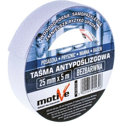 Motive Protišmyková páska 25 mm × 5 m číra