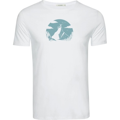 GreenBomb Мъжка тениска GreenBomb Nature Clouds Ride Guide T-Shirt - White (216-8914-0213)