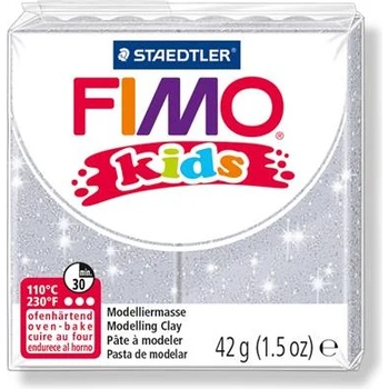 FIMO Глина, 42 g, горима, FIMO "Kids", сребрист блясък 8030-812 (8030-812)