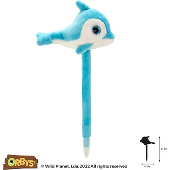 Wild Planet Плюшена химикалка, Делфин 21см Wild Planet (K8713)