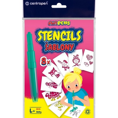 Centropen Šablony A5 8 ks Pro holky