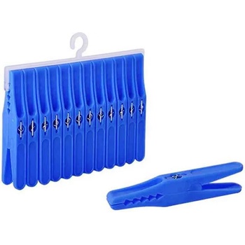 Image 1 of Drina Щипки за пране тип крокодил 12 бр различни цветове