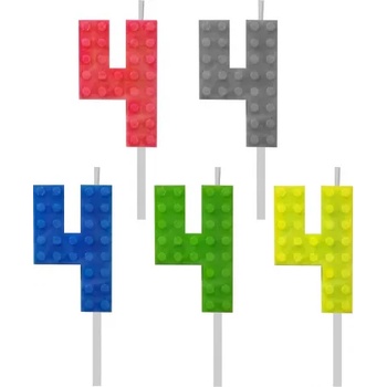 Image 1 of Godan Лего свещ за рожден ден - 4