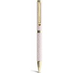 FILOFAX Химикалка, 0, 8 мм, златен клипс, розово тяло, filofax "Конфети", черна fx-132707 (fx-132707)