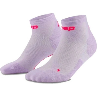 CEP dámske bežecké ponožky RUN ULTRALIGHT 4.0 LOW CUT svetlo fialová