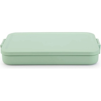 Brabantia Кутия за храна Brabantia Make&Take 1006285, 1.1 л, До 2 сандвича, Без BPA, Плоска, Зелен (1006285)