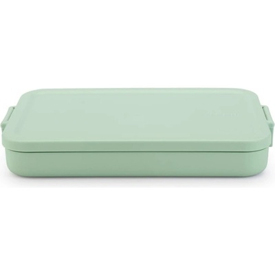 Brabantia Кутия за храна Brabantia Make&Take 1006285, 1.1 л, До 2 сандвича, Без BPA, Плоска, Зелен (1006285)