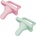 Dr. Brown's Силиконова залъгалка Dr. Brown's - HappyPaci, 0-6 месеца, 2 броя, розова и зелена (72239317440)