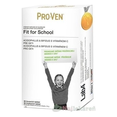 Pro-Ven Fit for School žuvacie tabliety 30 ks