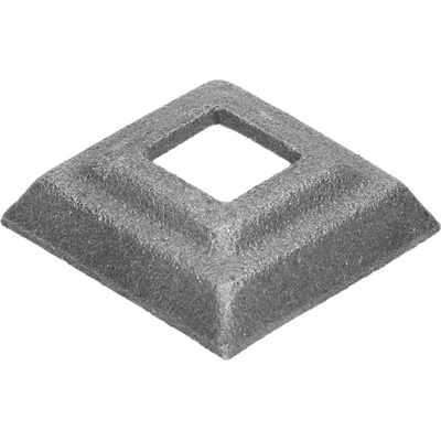 Krytka kovaná 42x42x15 mm s otvorom 15x15mm, odliatok