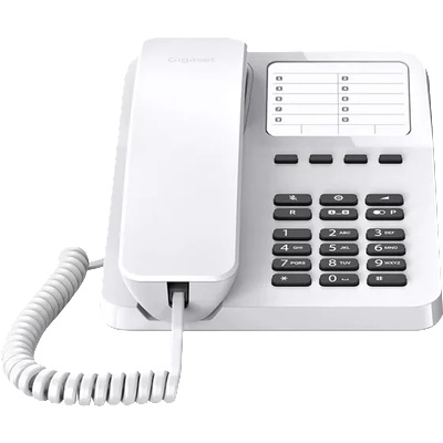 Gigaset Стационарен телефон Gigaset DESK 400 - бял (1010019_3)