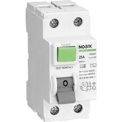 Noark Electric Ex9L-N 2P 25A AC 30mA – Hledejceny.cz