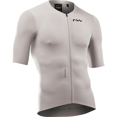 Northwave Фланелка с къс ръкав за колоездене Northwave Essence Jersey Short Sleeve Cycling jersey - Light Grey - размер XS (056-3726-0211)