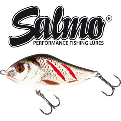SALMO Slider sinking 5 cm Wounded Real Grey Shiner