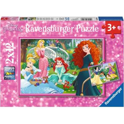Ravensburger - Puzzle 2x12 Disney Princesses - 40 - 99 piese
