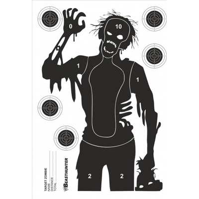 Terč silueta Beast Hunter Zombie 10ks – Zboží Dáma