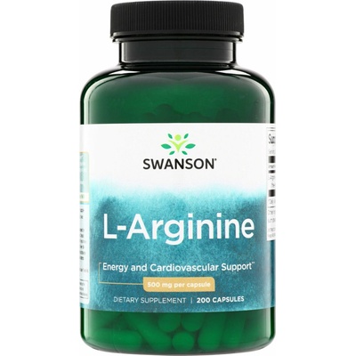 Swanson L-Arginine 500 mg 200 kapslí