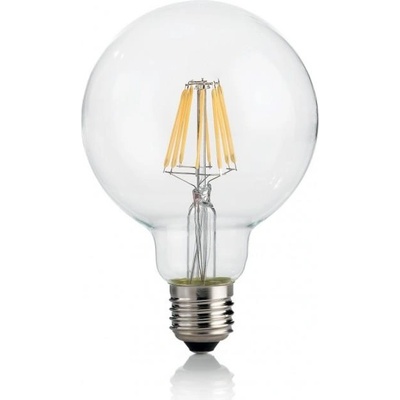 Ideal Lux LED žárovka Classic E27 8W 153971 4000K globo Čirá