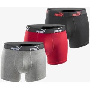 PUMA 3-Packs Boxer Shorts Black/Red
