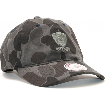 Mitchell & Ness Camo Slouch Brooklyn Nets Black Camo Strapback camo camo