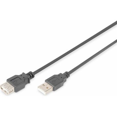 Digitus AK-300202-030-S USB 2.0, prodlužovací, 3m, černý