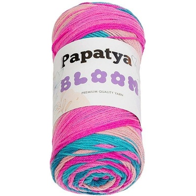 BELLATEX Příze Papatya Bloom 100 g, 09 růžová, modrá
