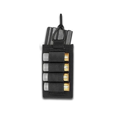 Warrior Assault Systems Jednoduchá otevřená zásobníková Černá, pro AR15 + brokovnice